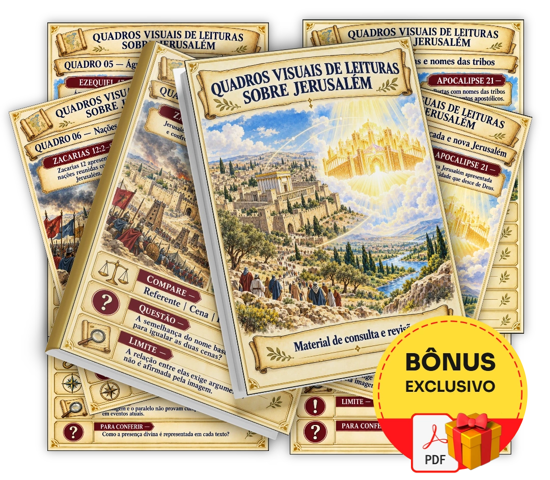 Quadros Visuais de Leituras sobre Jerusalém